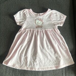 Hello Kitty Pink Casual Dress for Kids